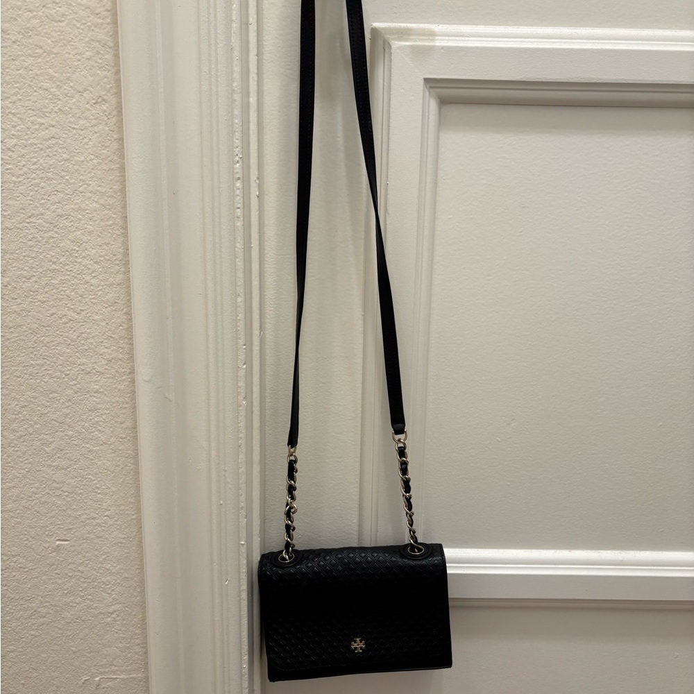 Black Tory Burch Leather Crossbody Bag
